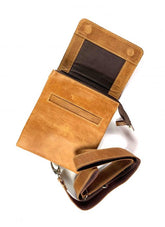 HAARLEM Women DERMA 25800 Leather Crossbody Bag Brown